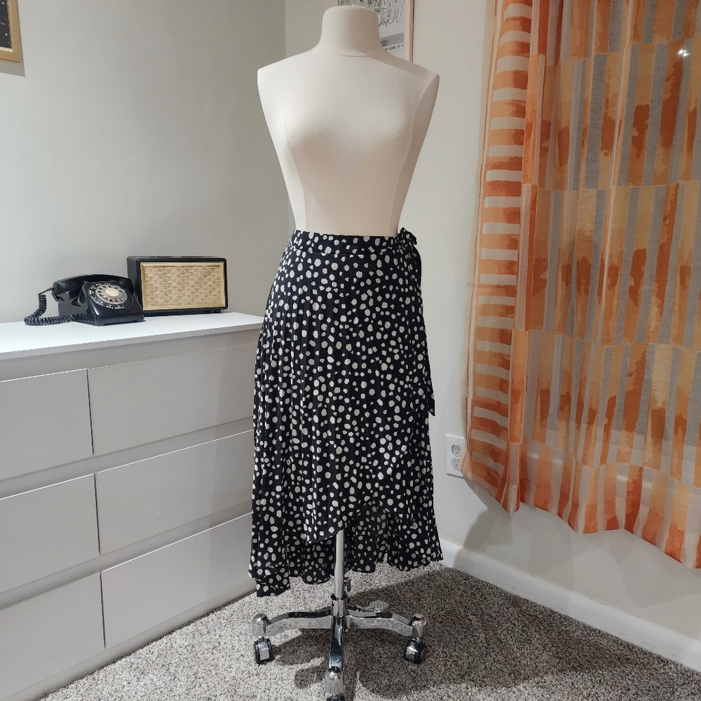 She + Sky Faux Wrap Skirt